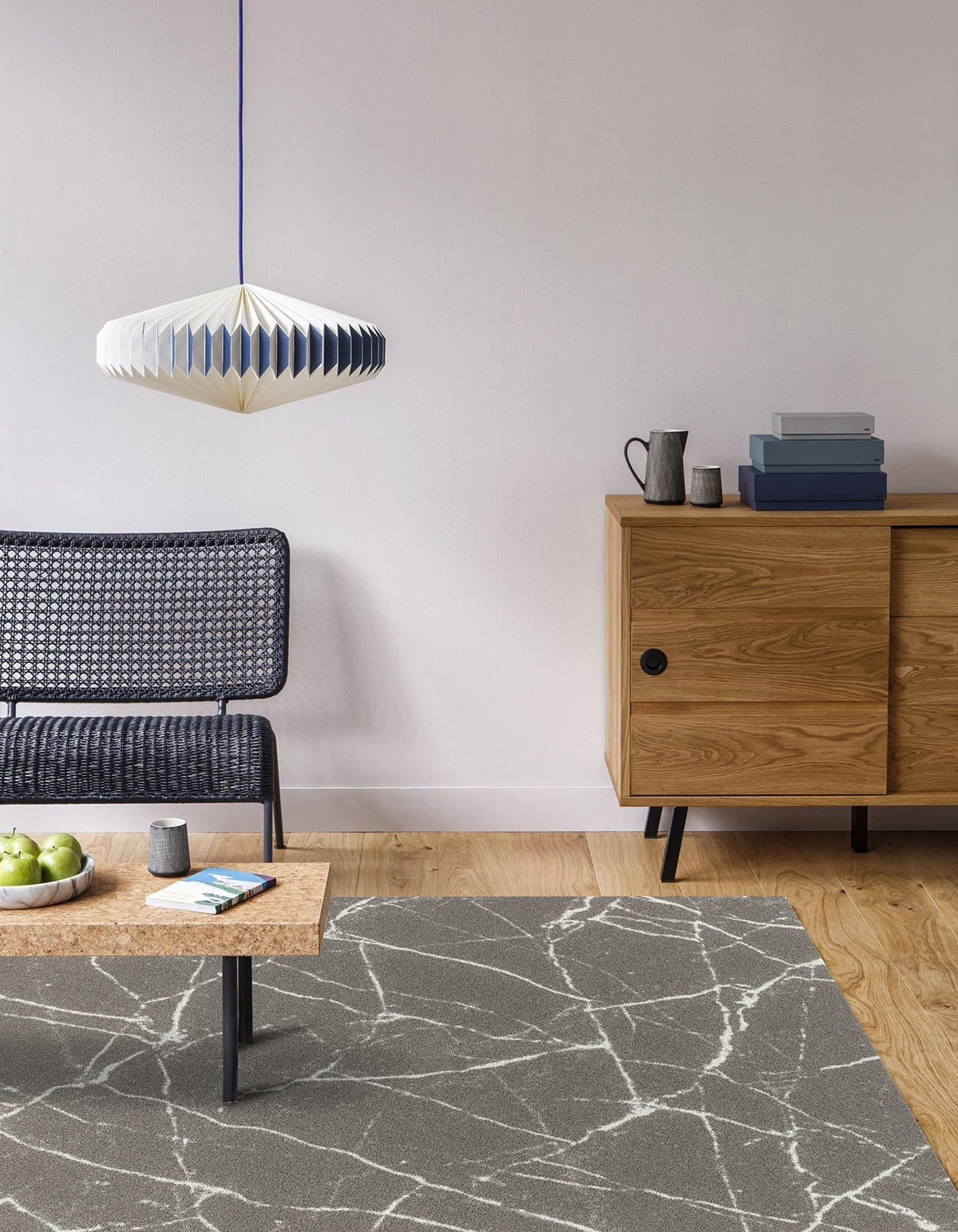 TEPPICH ultraweich designorientiert grau - Grau, Textil (160/230cm) - AFK Living