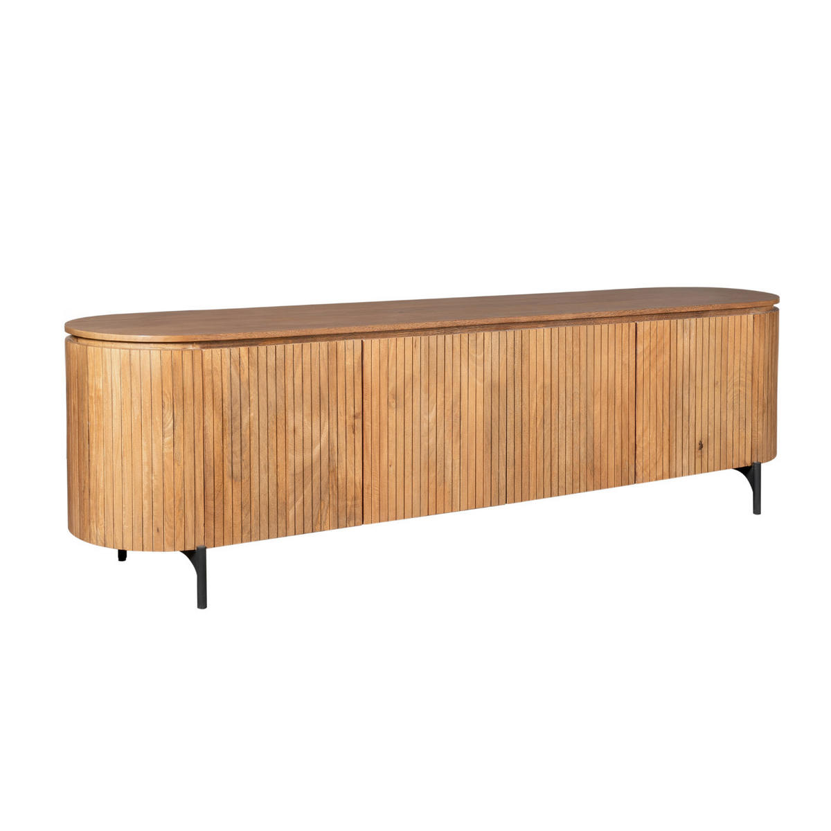 TV-MÖBEL Lana Braun 45/210/55 cm - Braun, Holz (210/55/45cm) - Starfurn