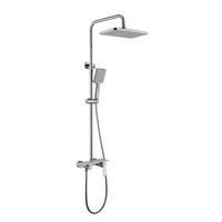 DUSCHARMATUR ICONIC - Weiß - Weiß, Metall (28/120/37.5cm) - Home Deluxe