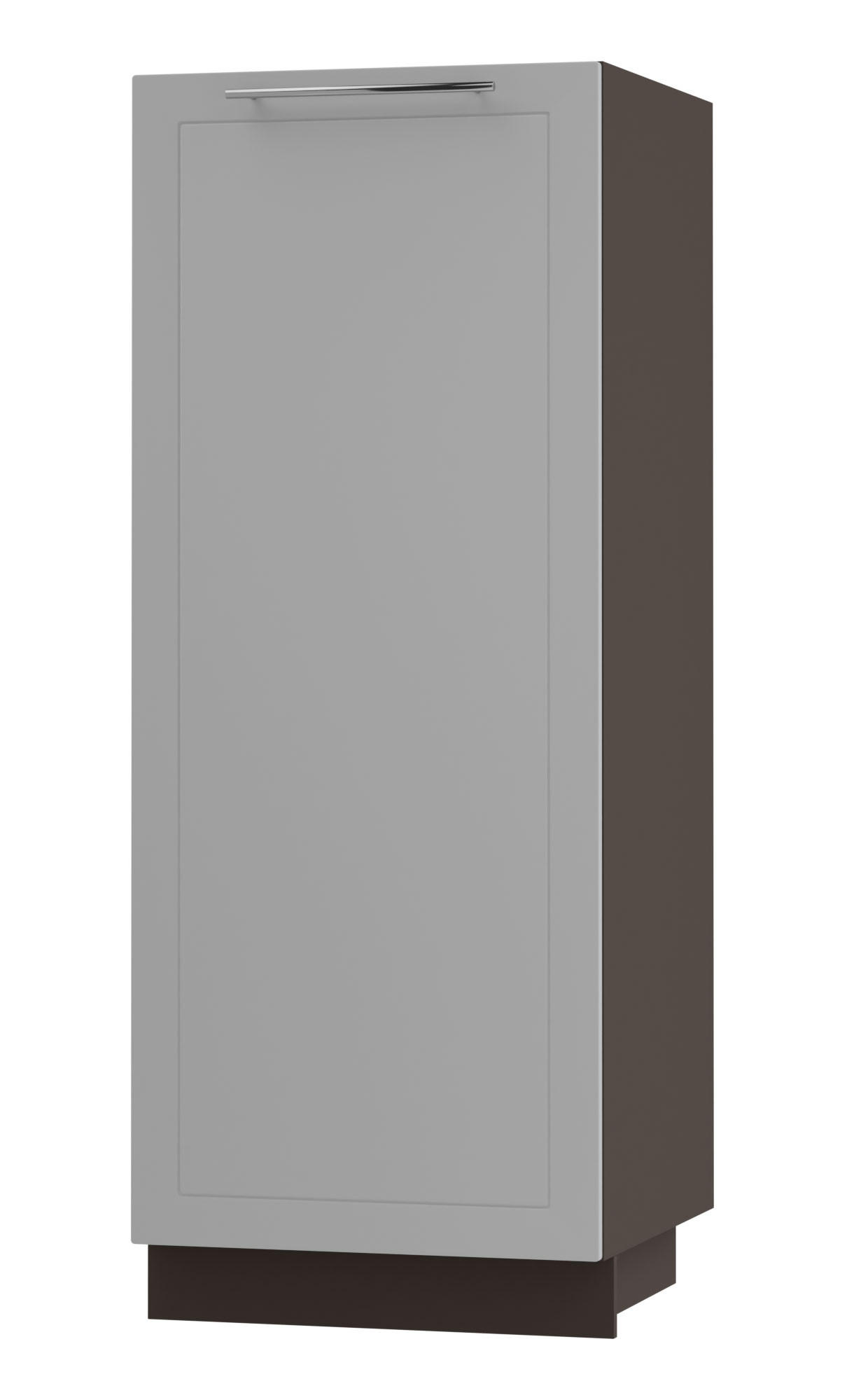 GESCHIRRSCHRANK Kvantum D5D/60/154 Dust Grey Matt / Lava Matt 60 / 59 / 154cm - Dunkelgrau/Grau, Holz/Holzwerkstoff (60/154/59cm) - Feldmann-Wohnen
