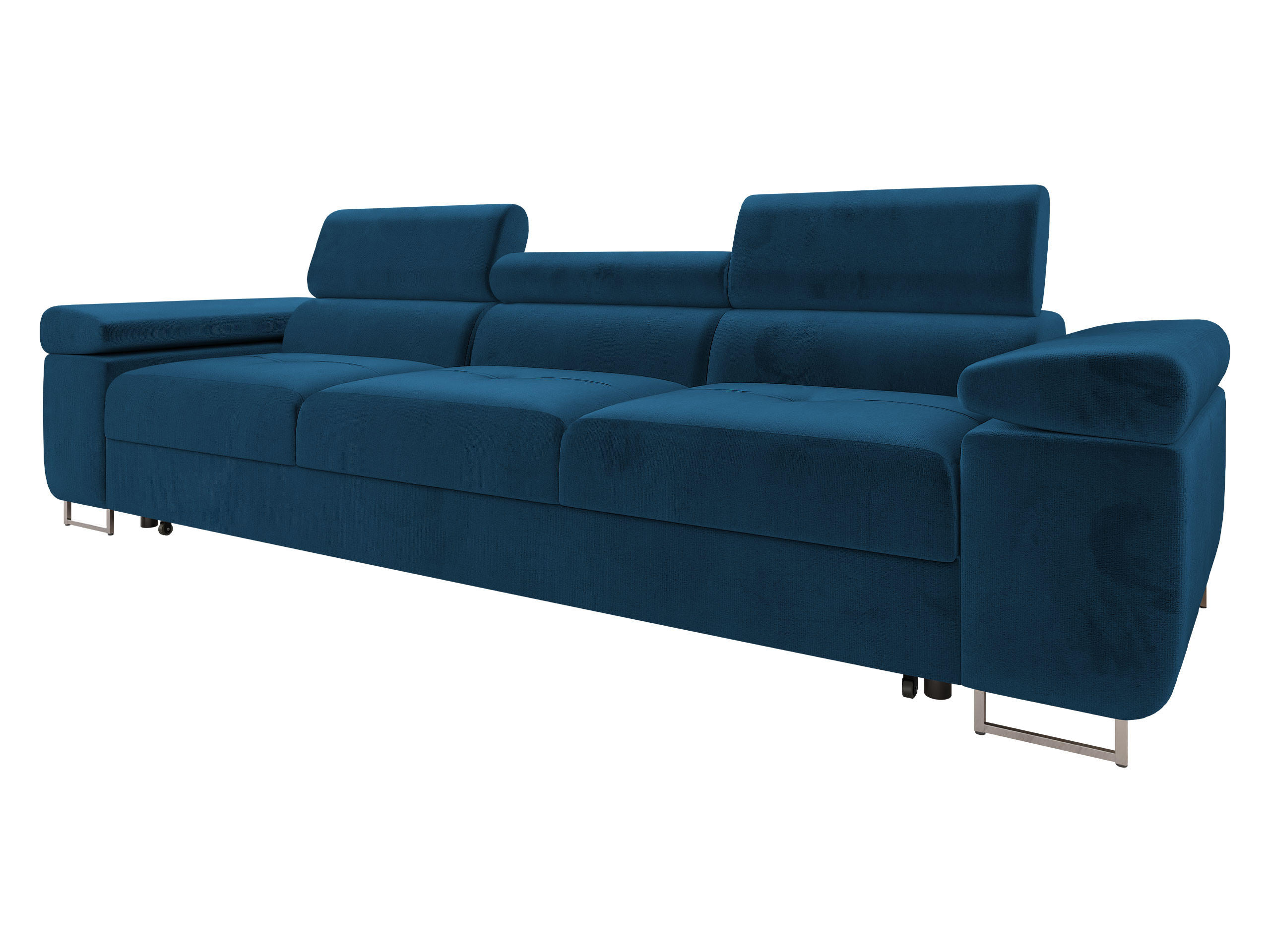 SCHLAFSOFA Torezio 3 Bis - Blau, Holz/Textil (263/90/102cm) - MIRJAN24