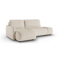 ECKSOFA Alessio 3 Sitzplätze Beige - Beige, Holz (229/148cm) - Petits-meubles