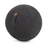 SITZBALL ALFA - Schwarz, Textil (65/65/65cm) - Magma Heimtexx