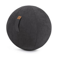 SITZBALL ALFA - Schwarz, Textil (65/65/65cm) - Magma Heimtexx