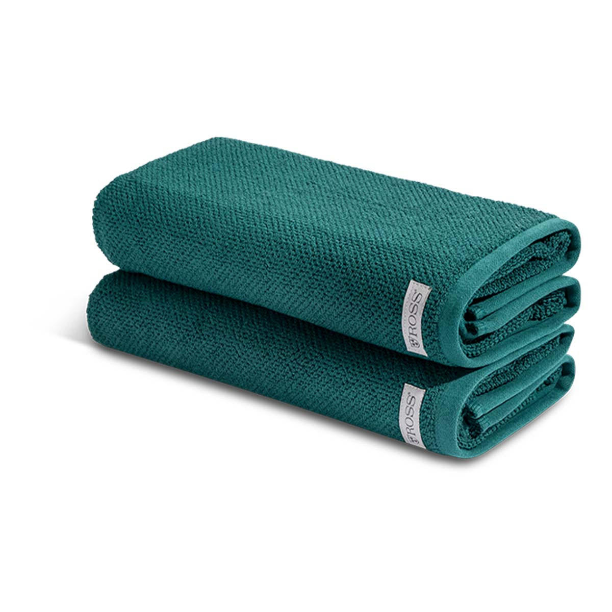 DUSCHTUCH Selection 2er-Set - Grün, Textil (50/100cm) - Ross