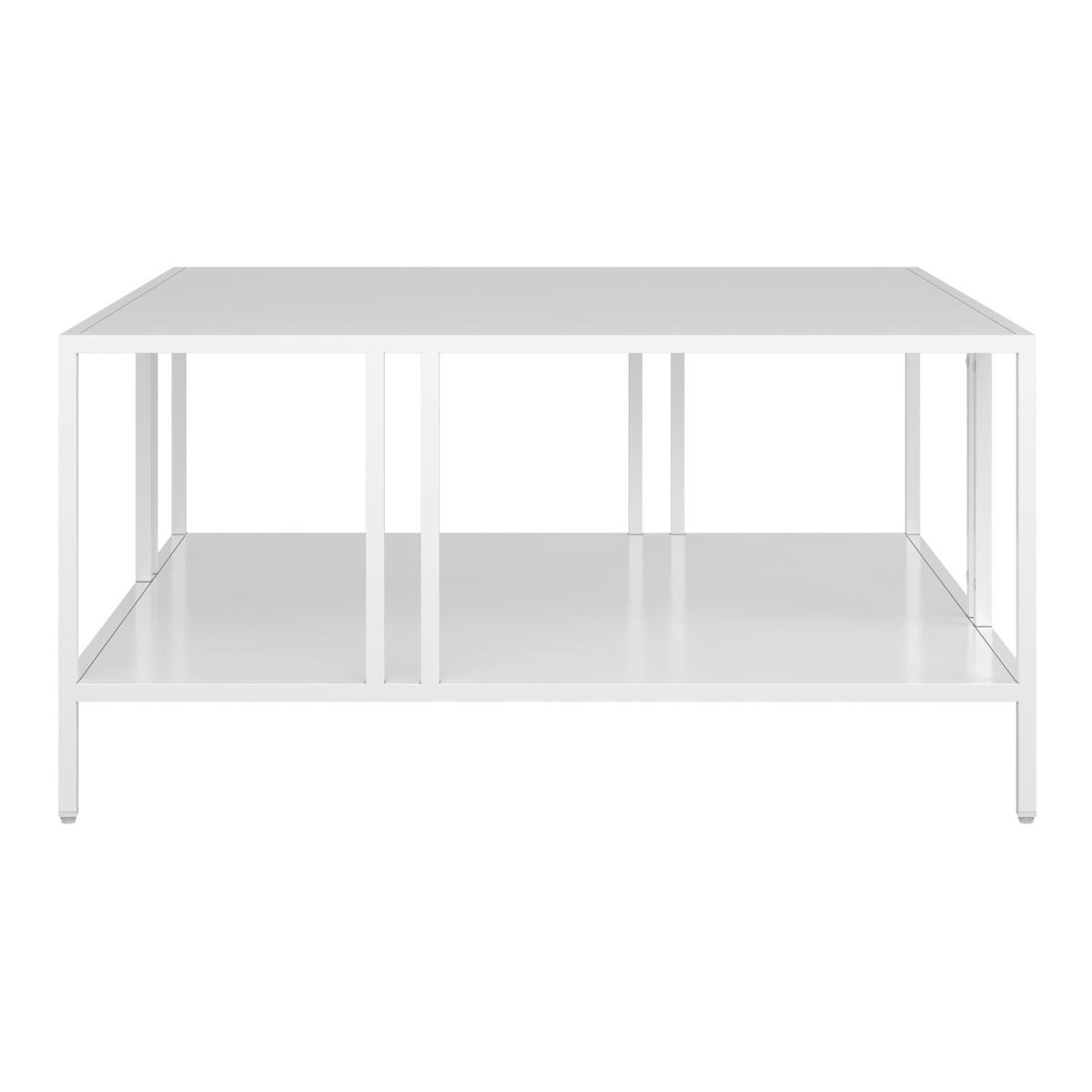 COUCHTISCH Kumlinge 40/80/80 cm - Weiß, Metall (80/80/40cm) - [en.casa]