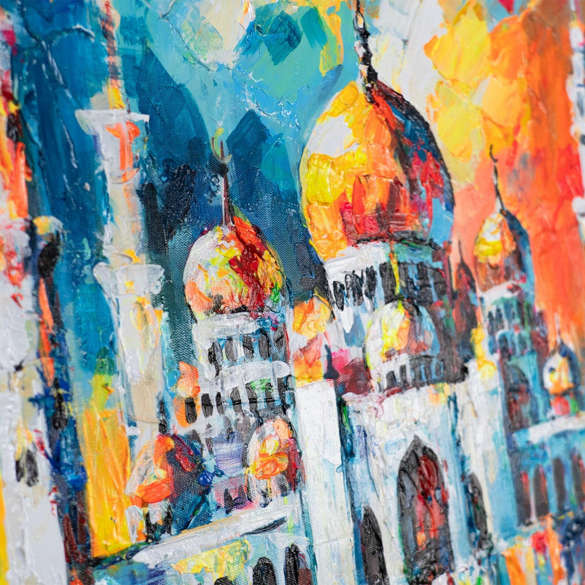 GEMÄLDE Harmonie auf Keilrahmen 115x50 cm - Multicolor, Holz (115/50cm) - YS-art gallery