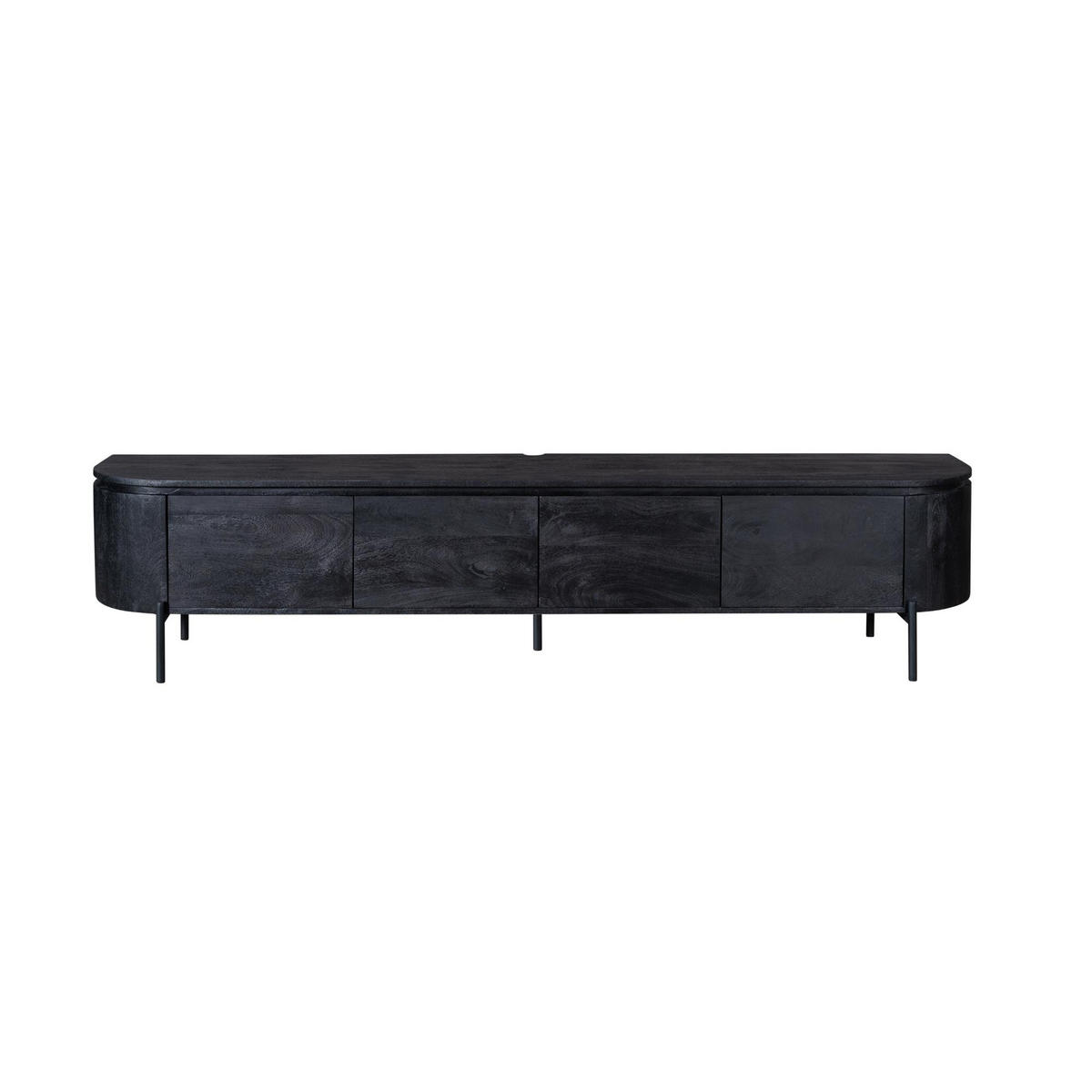 TV-MÖBEL Excellent Schwarz 35/200/45 cm - Schwarz, Holz (200/45/35cm) - Starfurn