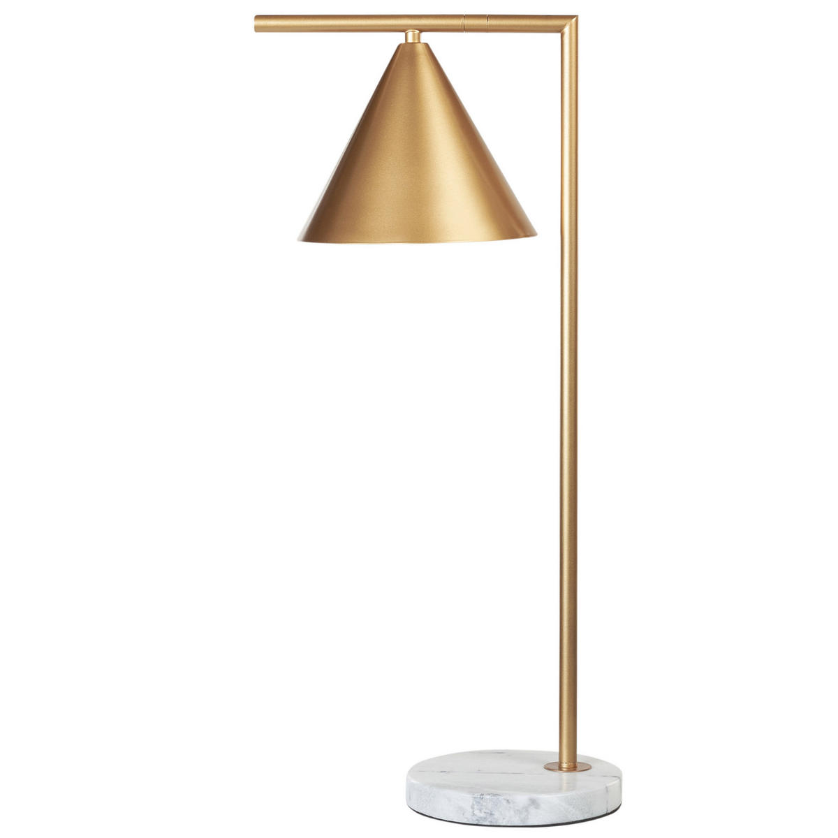 TISCHLAMPE Mocal 20/26/65 cm - Goldfarben, Metall (20/26/65cm) - Beliani