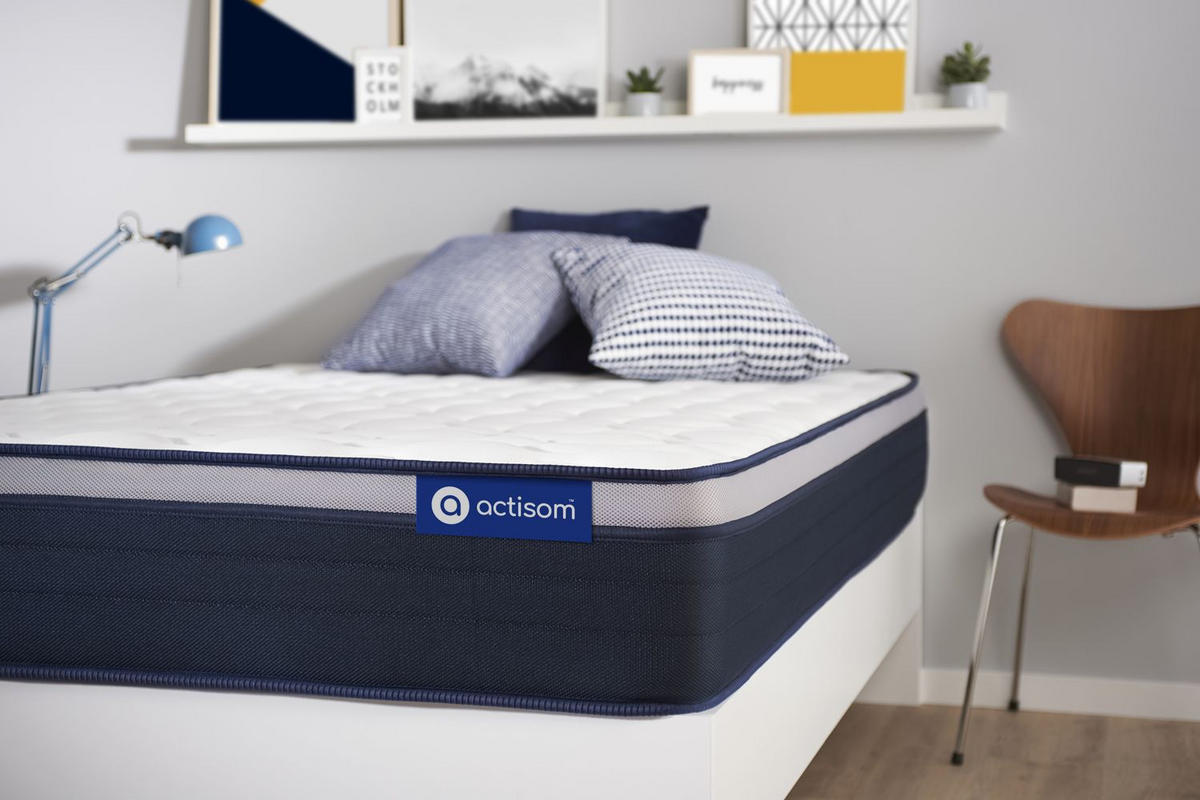 MATRATZE Actimemo max Memory-Schaum 90 x 190 cm h3 - Weiß, Textil (90/190cm) - ACTISOM