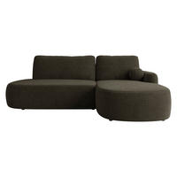 COLTAR Loridu O Premium, Dreapta - maro închis/negru, material plastic/material textil (174/274cm) - MIRJAN24