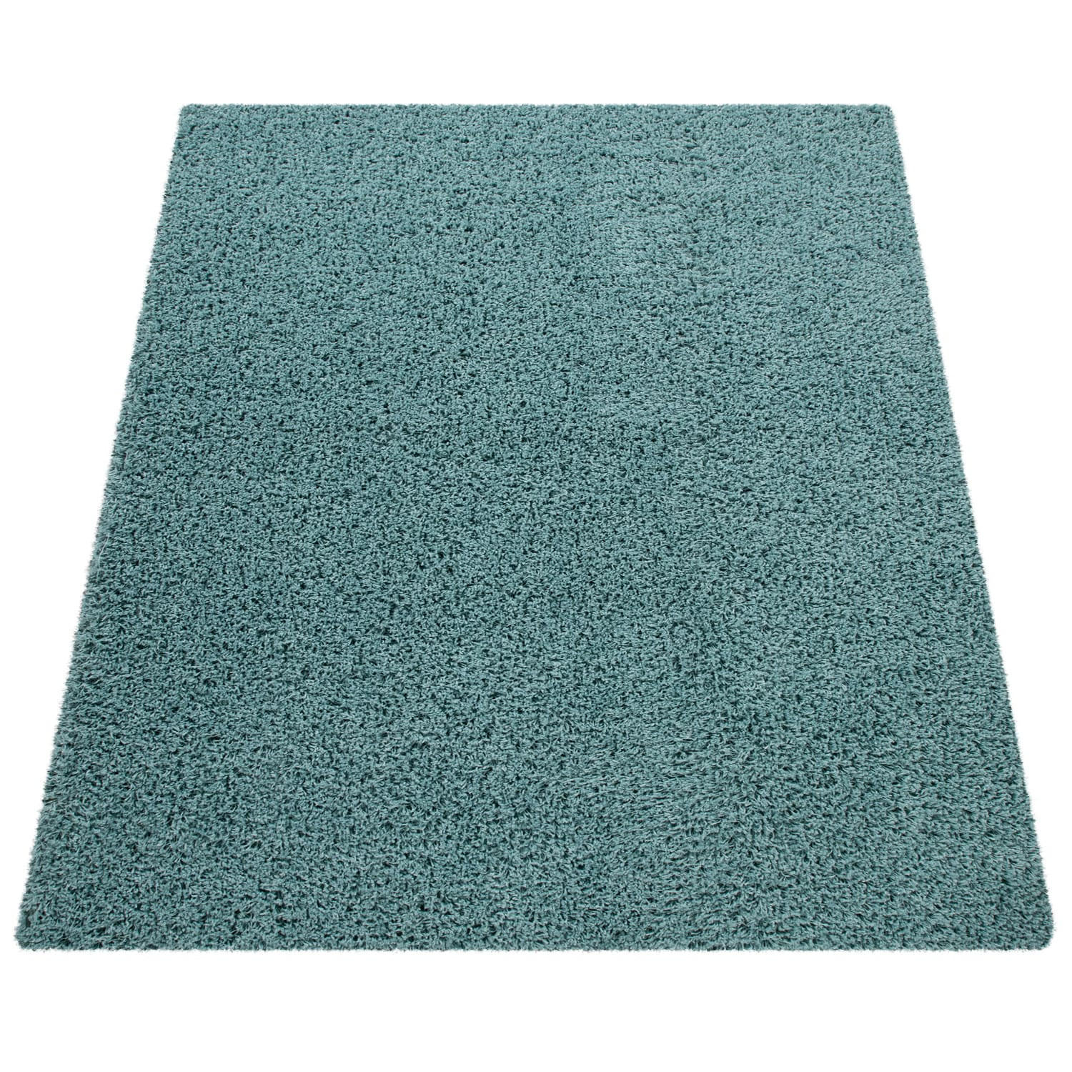 HOCHFLORTEPPICH 120/170 cm Twister 500 - Türkis, Kunststoff (120/170cm) - Paco Home
