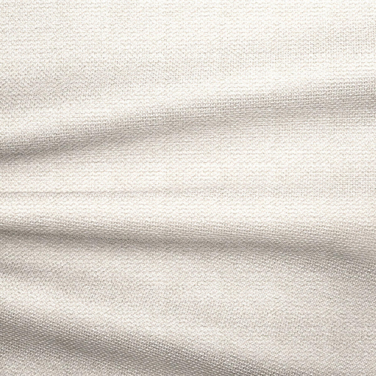ECKSOFA LINKS Rastergewebe Creme 260cm - Creme, Textil (155/260cm) - Sia Home