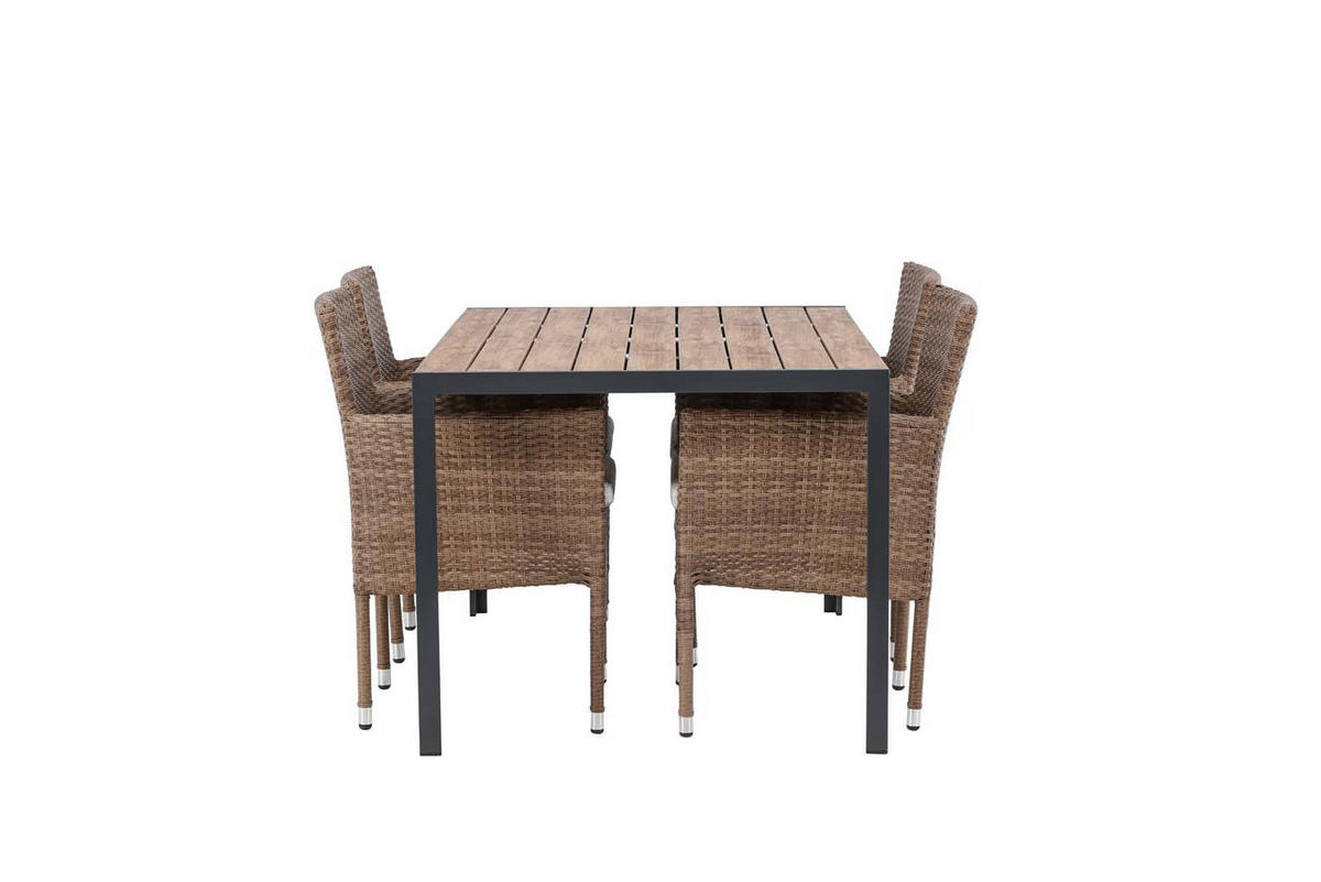 GARTENSET natur - Naturfarben, Holzwerkstoff - ebuy24