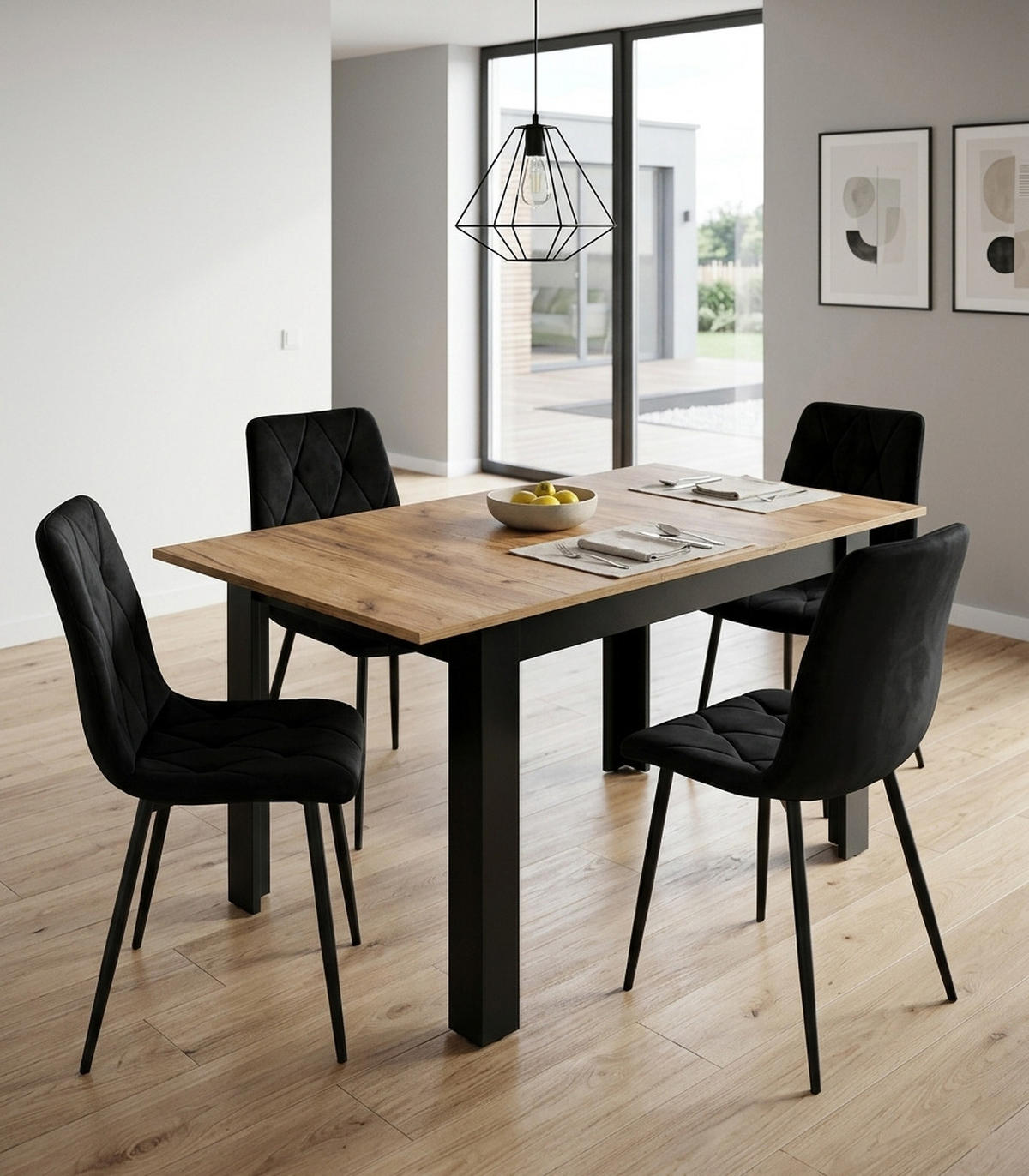 ESSTISCH ausziehbar Eiche - Eichefarben, Holzwerkstoff (160/80/75cm) - Mat-Haus