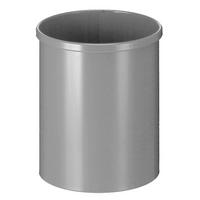 PAPIERKORB Stillvoll Metall 15 Liter 30,5x25,5 cm AlumInium - Grau, Metall (25.5/30.5/25.5cm) - PROREGAL