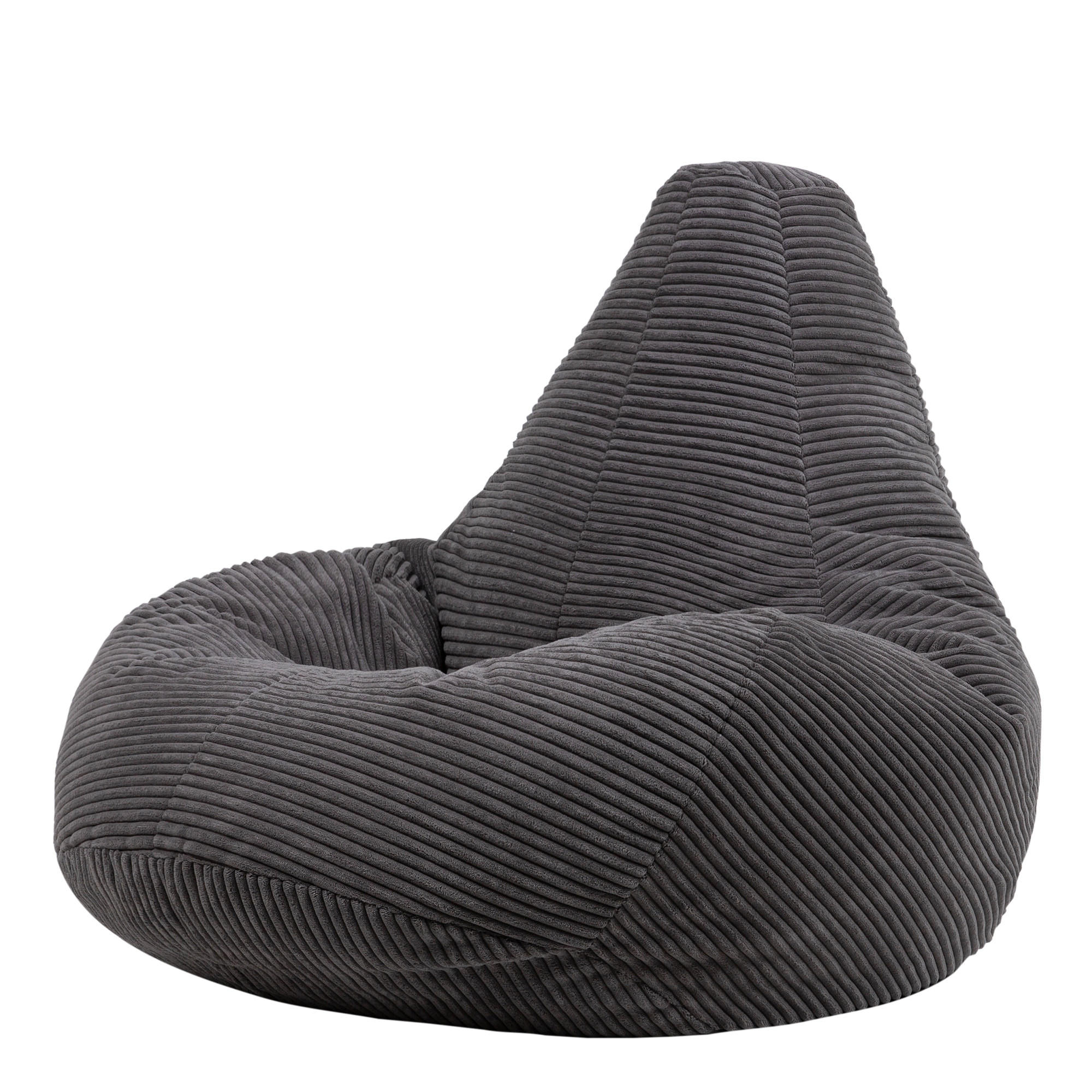 SITZSACK Dalton - Dunkelgrau/Anthrazit, Kunststoff/Textil (90/73/73cm) - icon