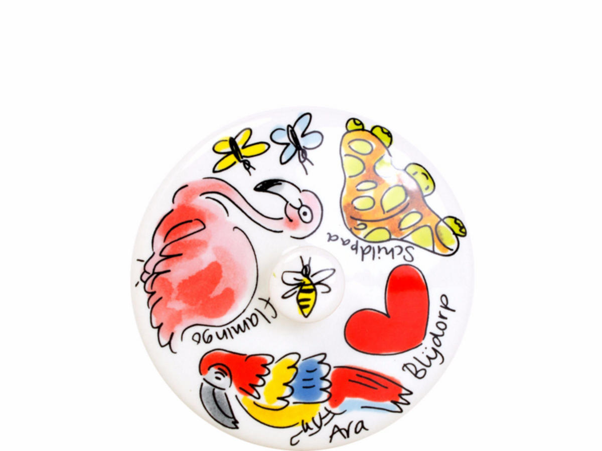 VORRATSDOSE Blijdorp in Bunt - 12,5 x 17,5cm - Multicolor, Keramik (12.5/17.5/12.5cm) - Blond Amsterdam