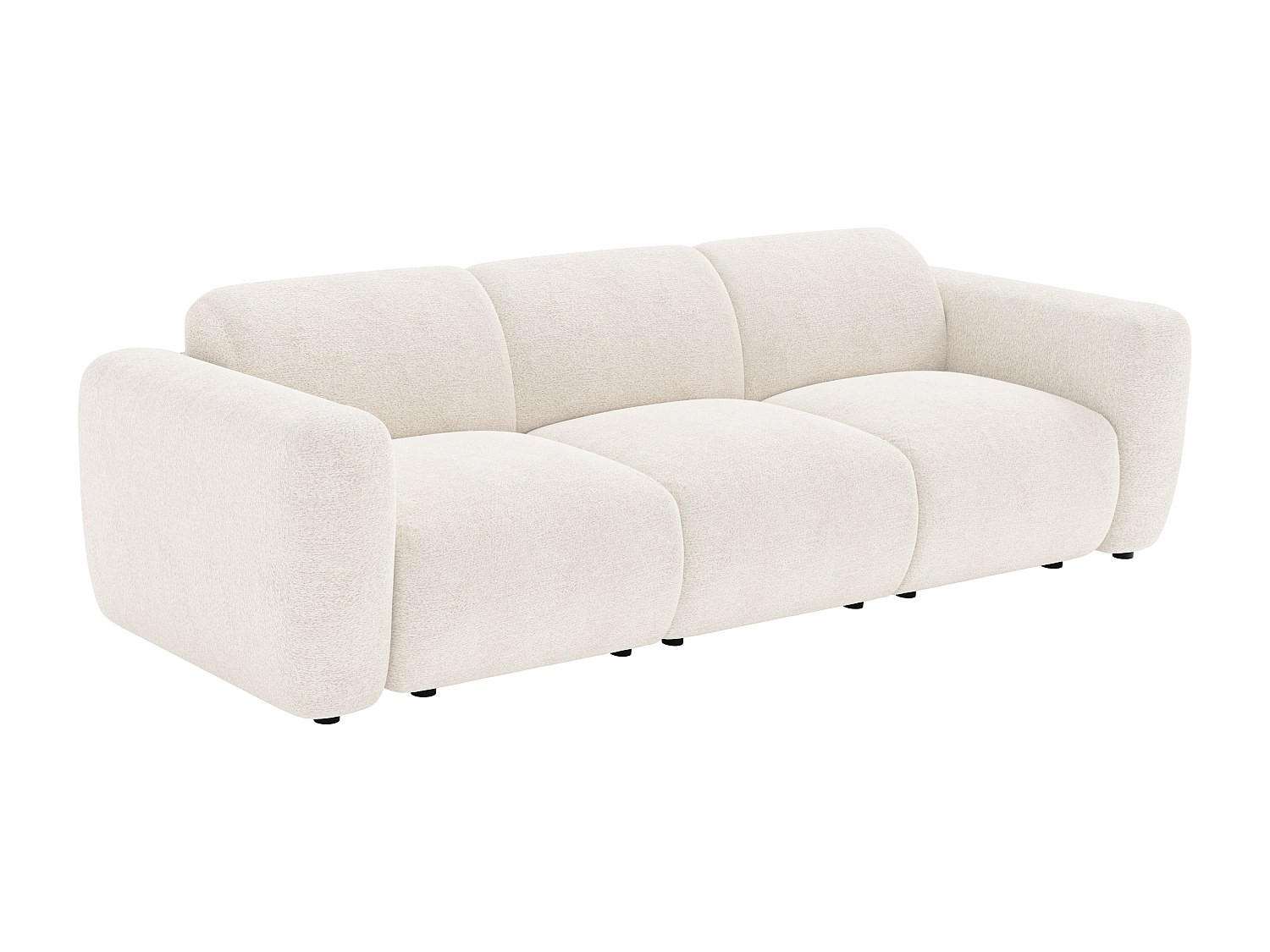 Vente-Unique Modulierbares Weiß 281x73x97 cm