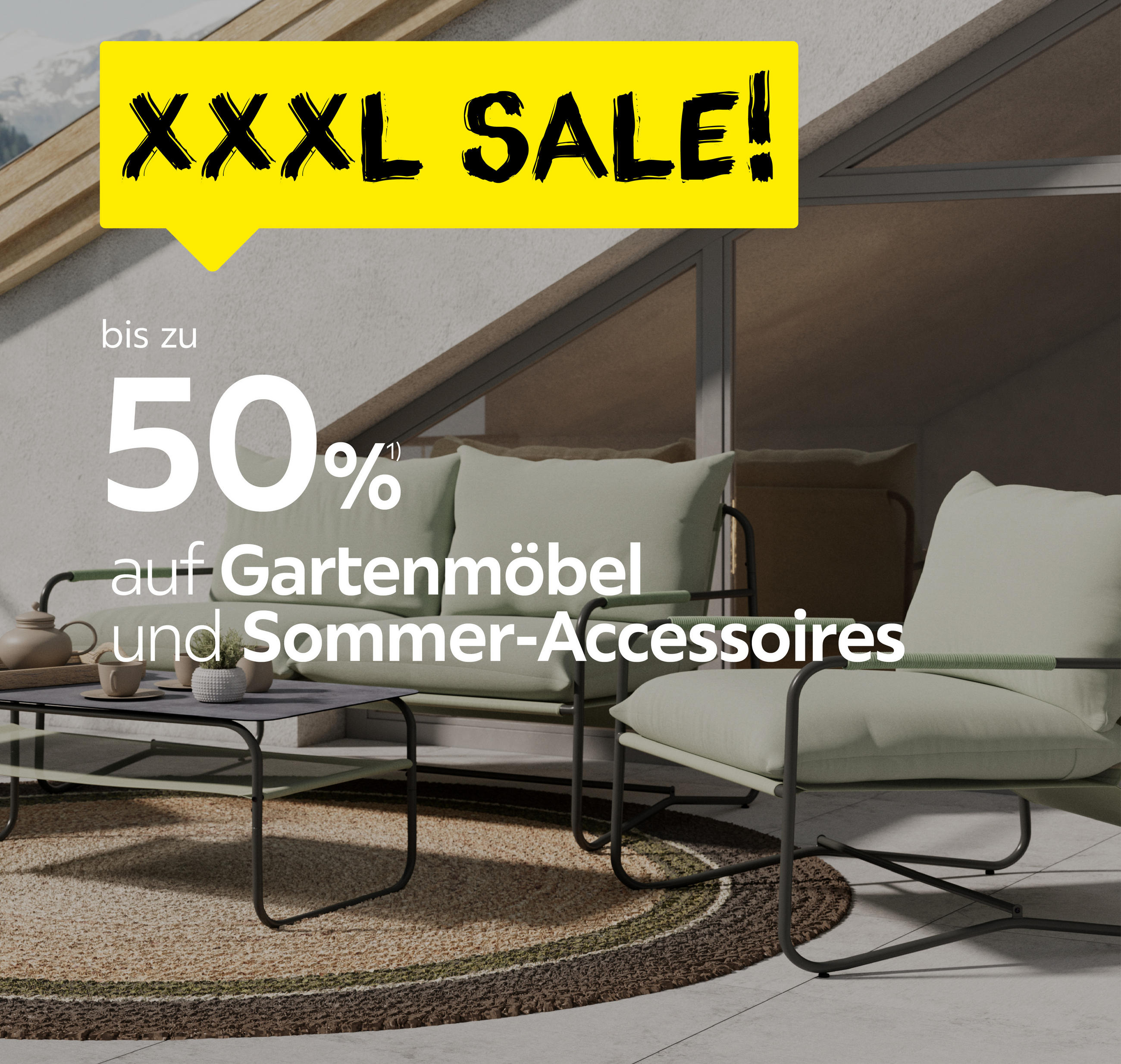 Gartenmöbelabverkauf
