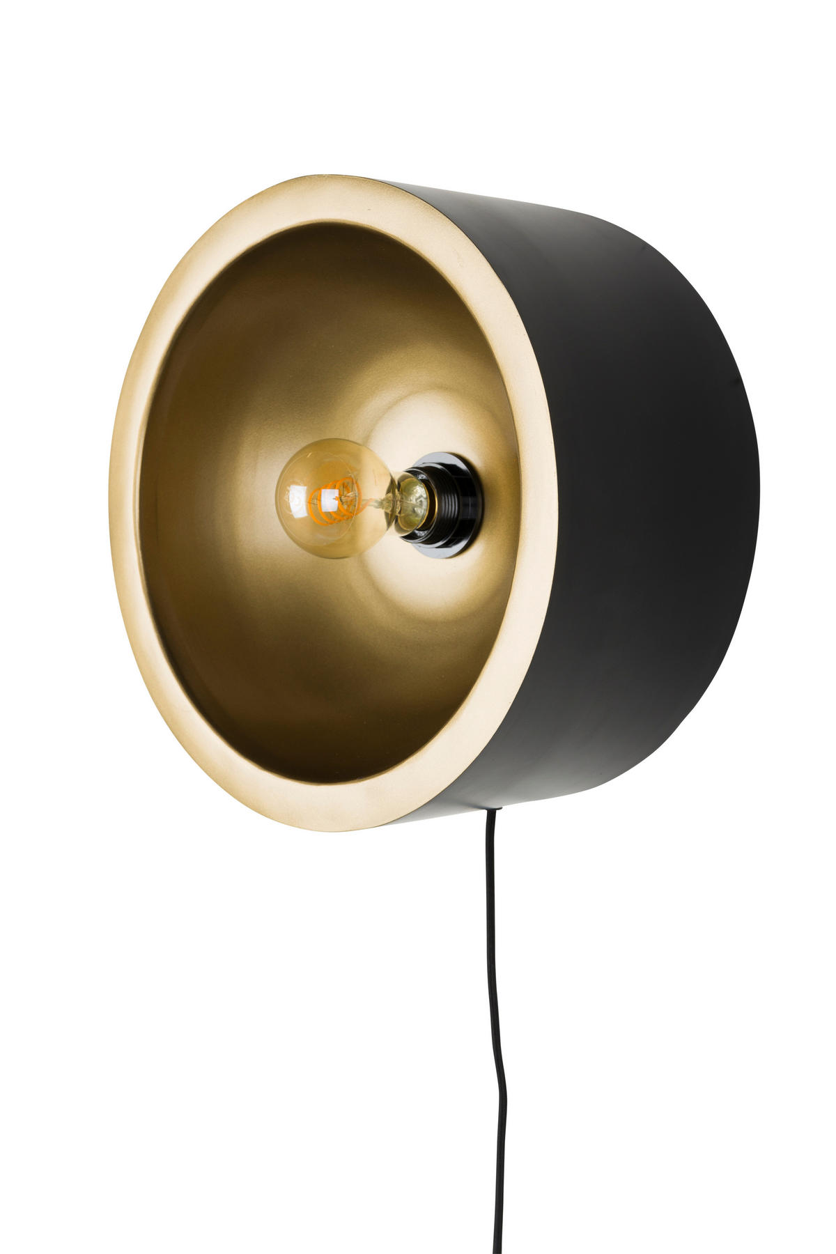 WANDLEUCHTE Sunny - Schwarz - 15/30/30 cm - Schwarz, Metall (30/30/15cm) - Novel