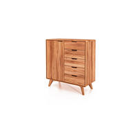 KOMMODE HOCH GREG Kernbuche - Kernbuche, Holz (90/92/40cm) - byoak