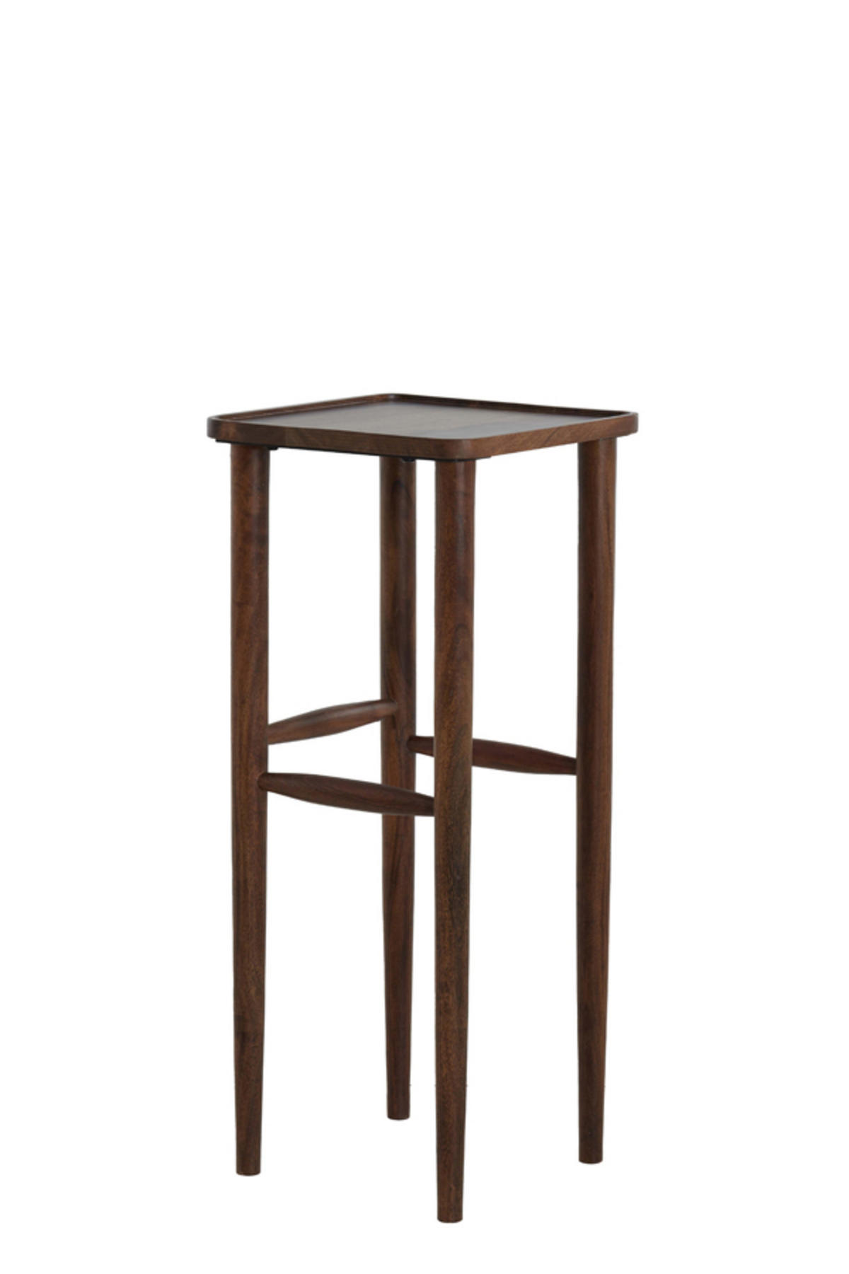 SÄULE Qiano Braun 42/42/100 cm - Dunkelbraun, Holz (42/42/100cm) - Light & Living