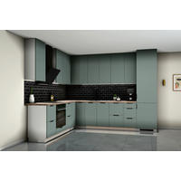 L-KÜCHE Sorento Grün & Weiß – 319 × 244 cm – KÜ-SORENTO6-001 - Grün, Holzwerkstoff (319/247/244cm) - ROYAL24_MARKT