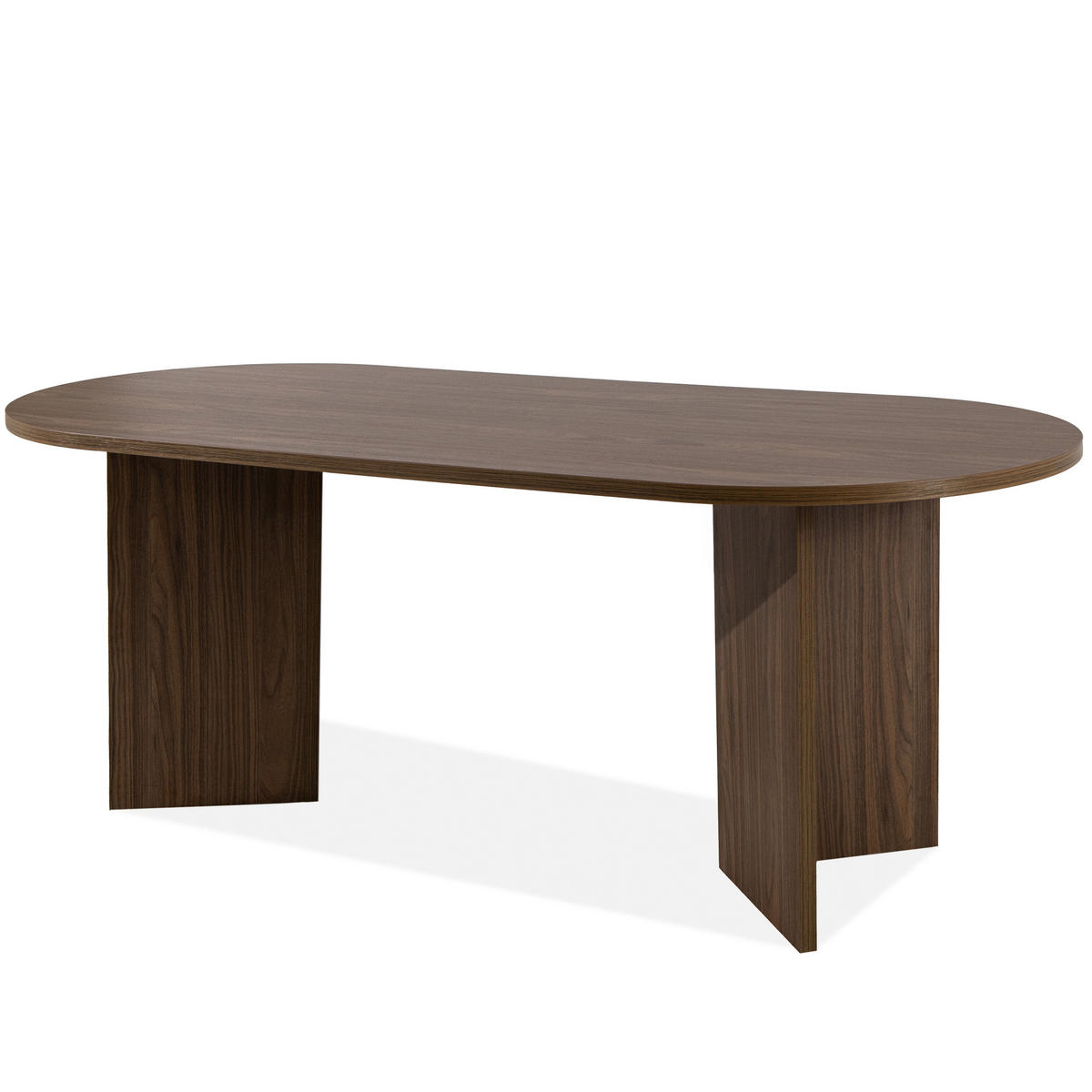 ESSTISCH FABER - Walnussfarben, Holzwerkstoff (90/204/75cm) - KONSIMO®