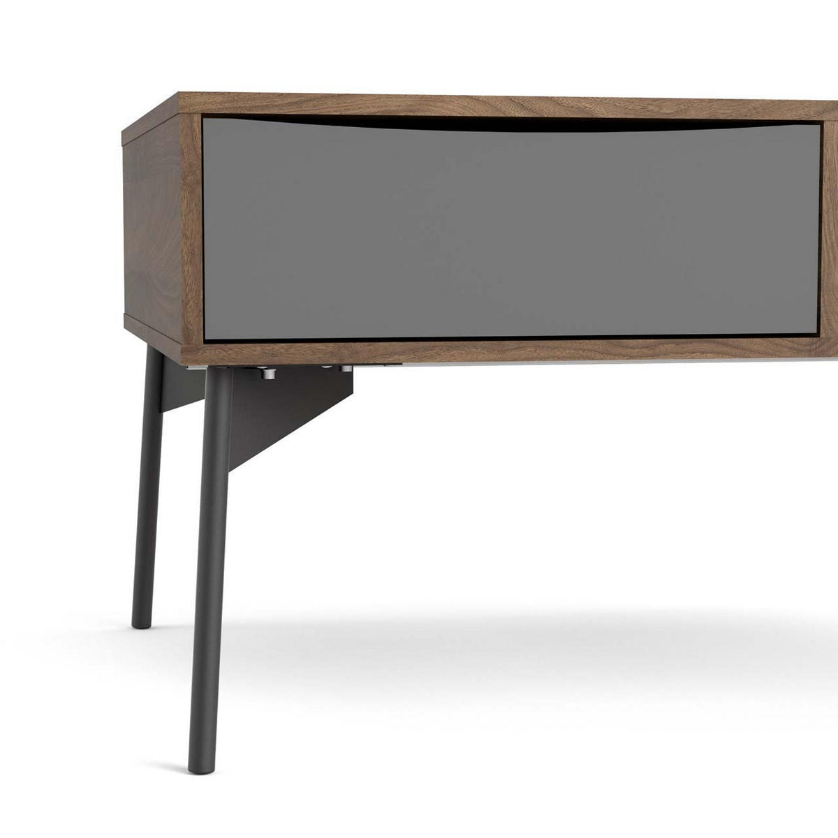 COUCHTISCH Braun,grau - Braun, Holzwerkstoff (60/99/49cm) - ebuy24