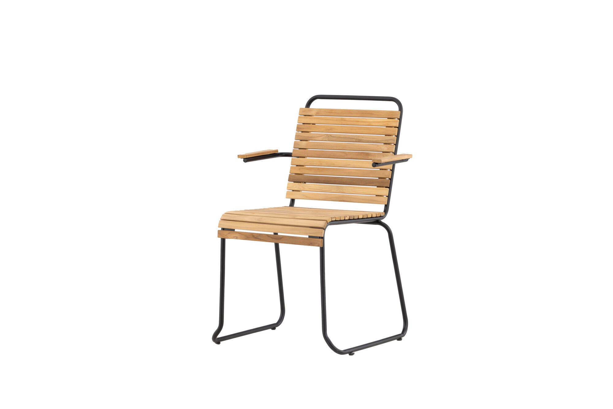 Furnlux Gartenessstuhl Schwarz 55x82x51 cm
