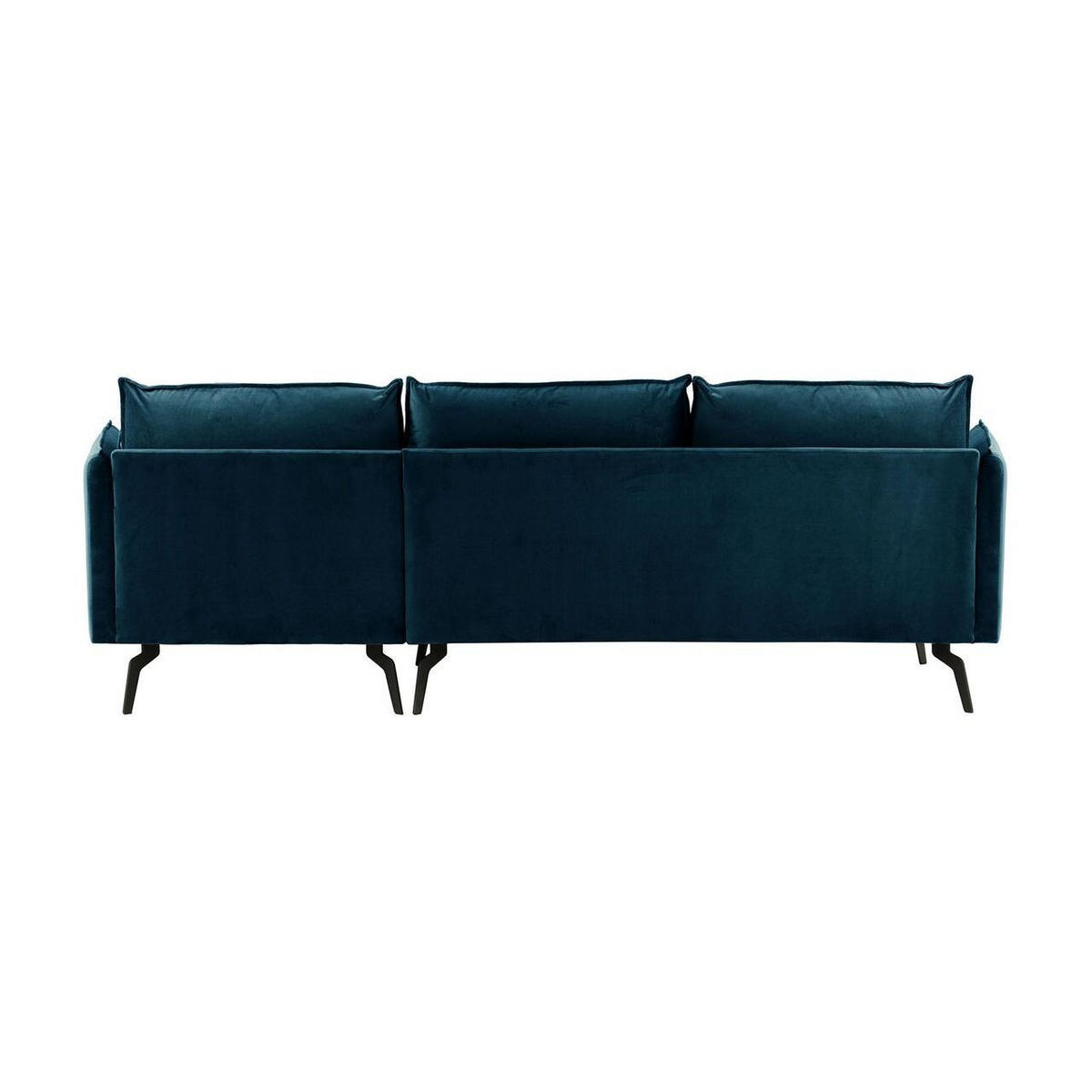ECKSOFA Layla Rechts-Velluto 11 - Dunkelblau, Holz/Textil (278/160cm)