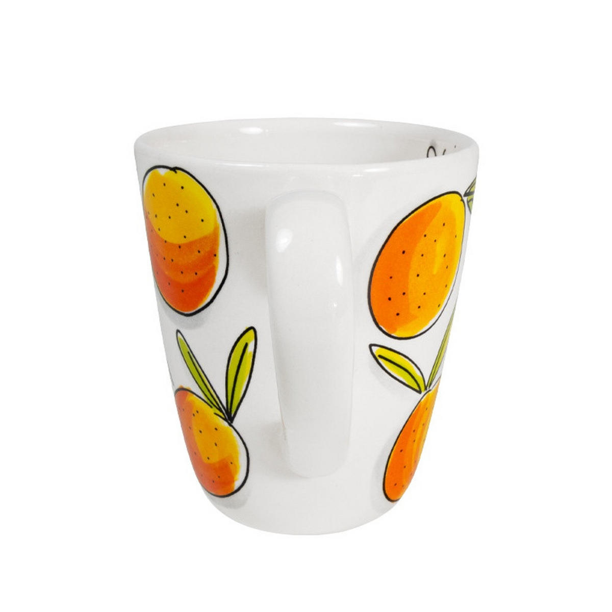 BECHER Taste Of Summer Orange in Bunt - 350 ml - Multicolor, Keramik (0.35L) - Blond Amsterdam