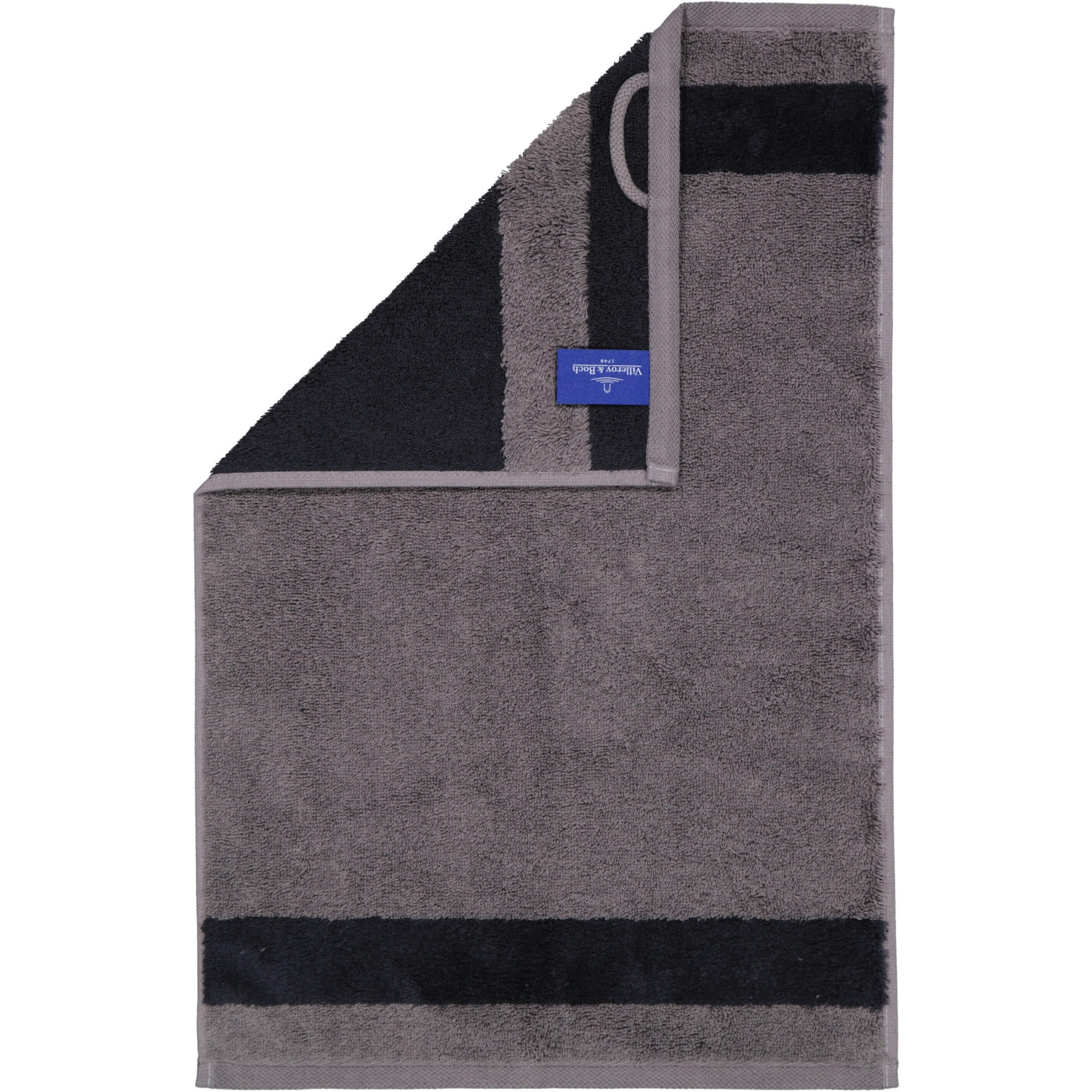 HANDTÜCHER LUXURY DOUBLE 2560 GRAPHITE - 79 - Grau, Textil (30/50cm) - Villeroy & Boch