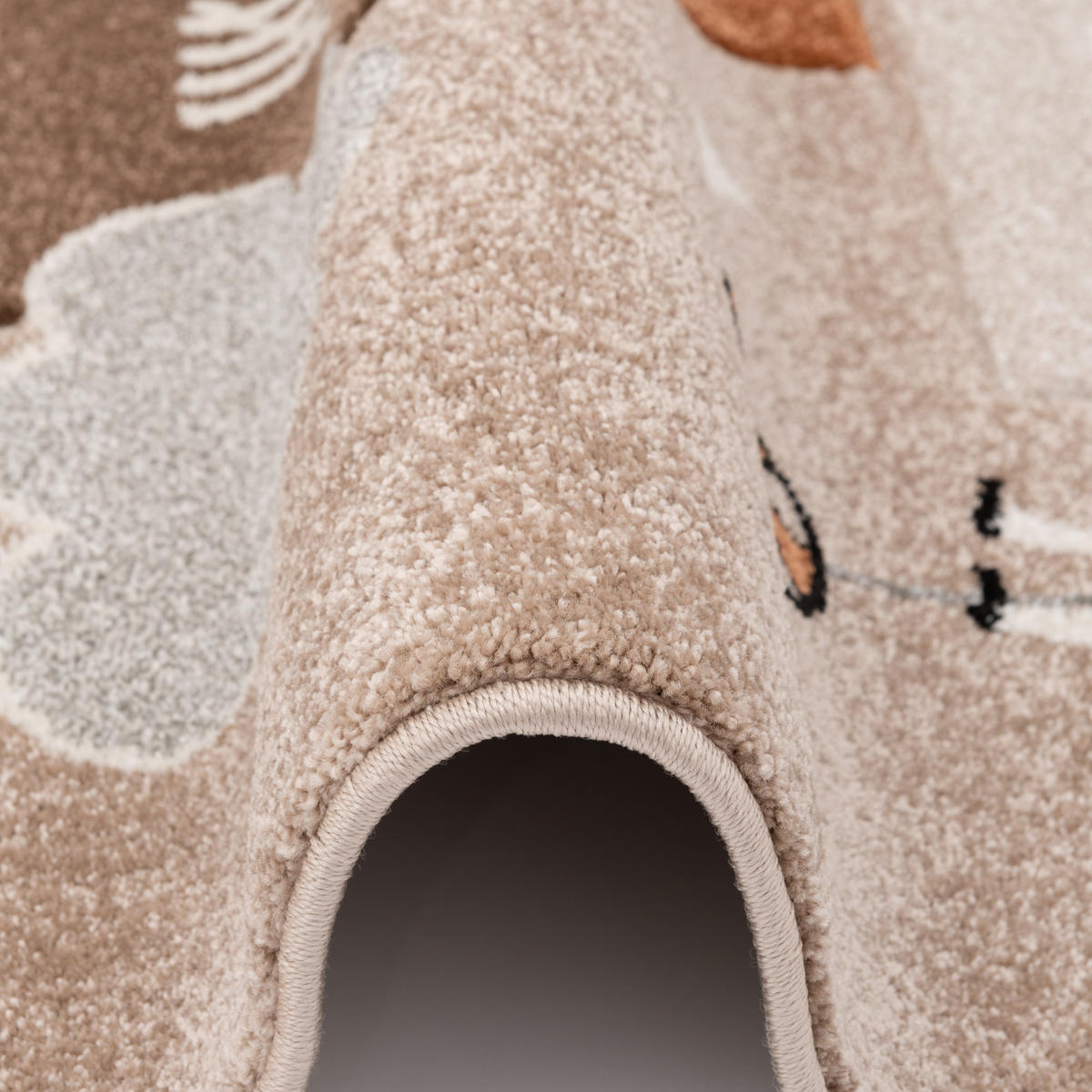 KINDER TEPPICH MAUI KIDS SPIELWELT - Beige, Textil (80/150cm) - Pergamon