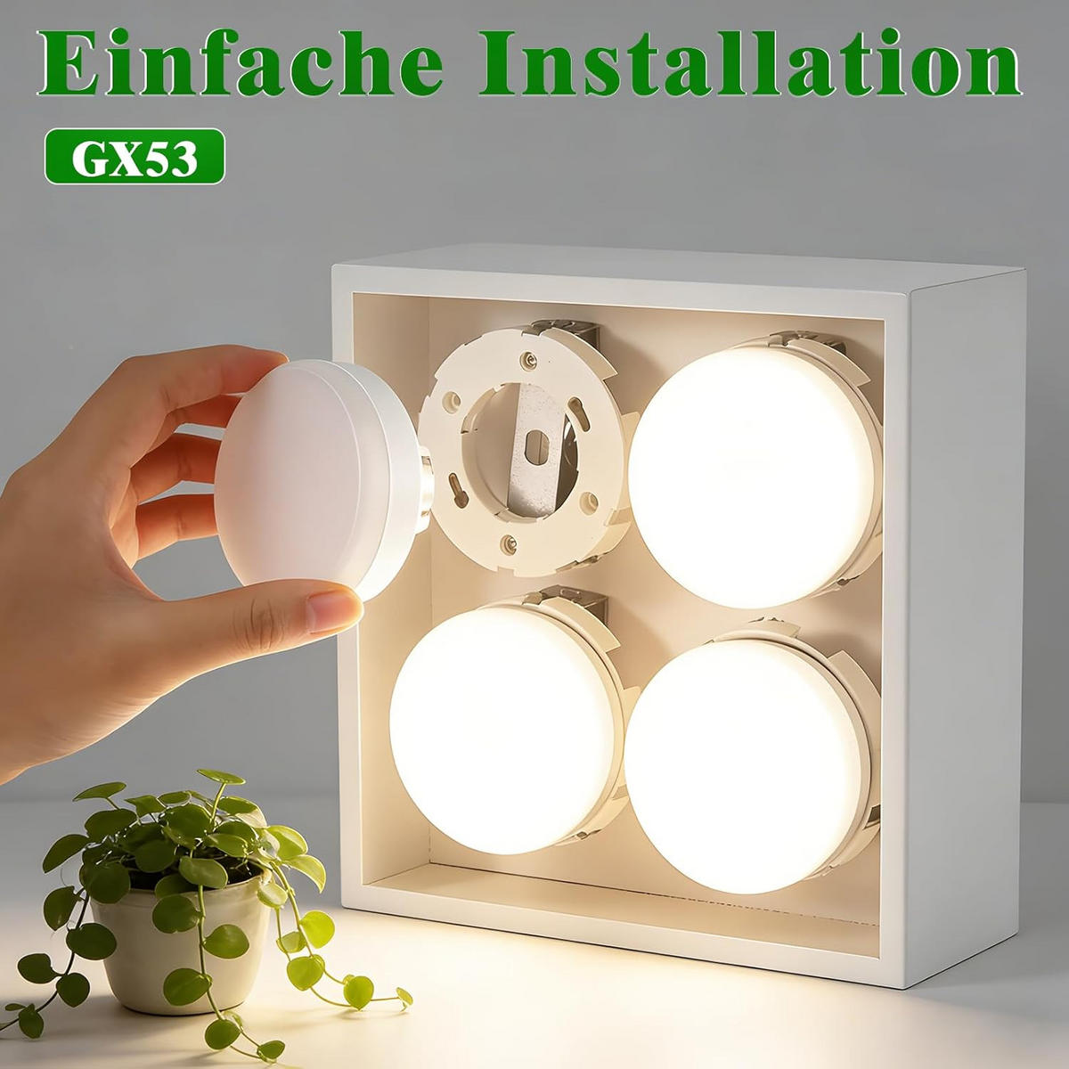 LED žárovka GX25 5W 2,5/7,4cm (sada 4 ks) - bílá, plast (7.4/2.5cm) - Nettlife