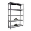 SCHWERLASTREGAL METAL YETI FIVE | HxBxT 200x150x75cm | Fachlast 400kg | Grau - Grau, Metall (150/200/75cm) - PROREGAL