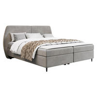 BOXBETT Madryt - Schwarz/Grau, Holz/Holzwerkstoff (140/200cm) - MIRJAN24