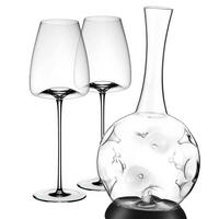 WEINSET Straight Eddy transparent 3er Set - Transparent, Glas - Zieher