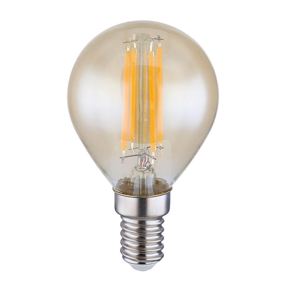 LED TISCHLEUCHTE Metall Orange - Orange, Glas (15/15/37.5cm) - Globo Lighting