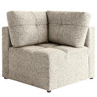 ECKELEMENT - Strukturstoff - Creme, Textil (91/94/91cm) - home24