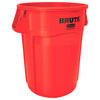 MÜLLEIMER 166,5 Liter 79,6x71,7x61,2 cm Kunststoff Rot - Rot, Metall (71.7/79.6/61.2cm) - PROREGAL