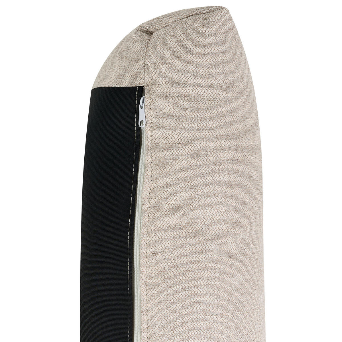 ECKSOFA 4-Sitzer Stoff Beige linksseitig Siggard - Beige/Braun, Textil (321/168cm) - Beliani