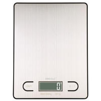 KÜCHENWAAGE Silber 19.8/15.4/1.9 cm KH1821 - Silberfarben, Metall - Kinghoff 