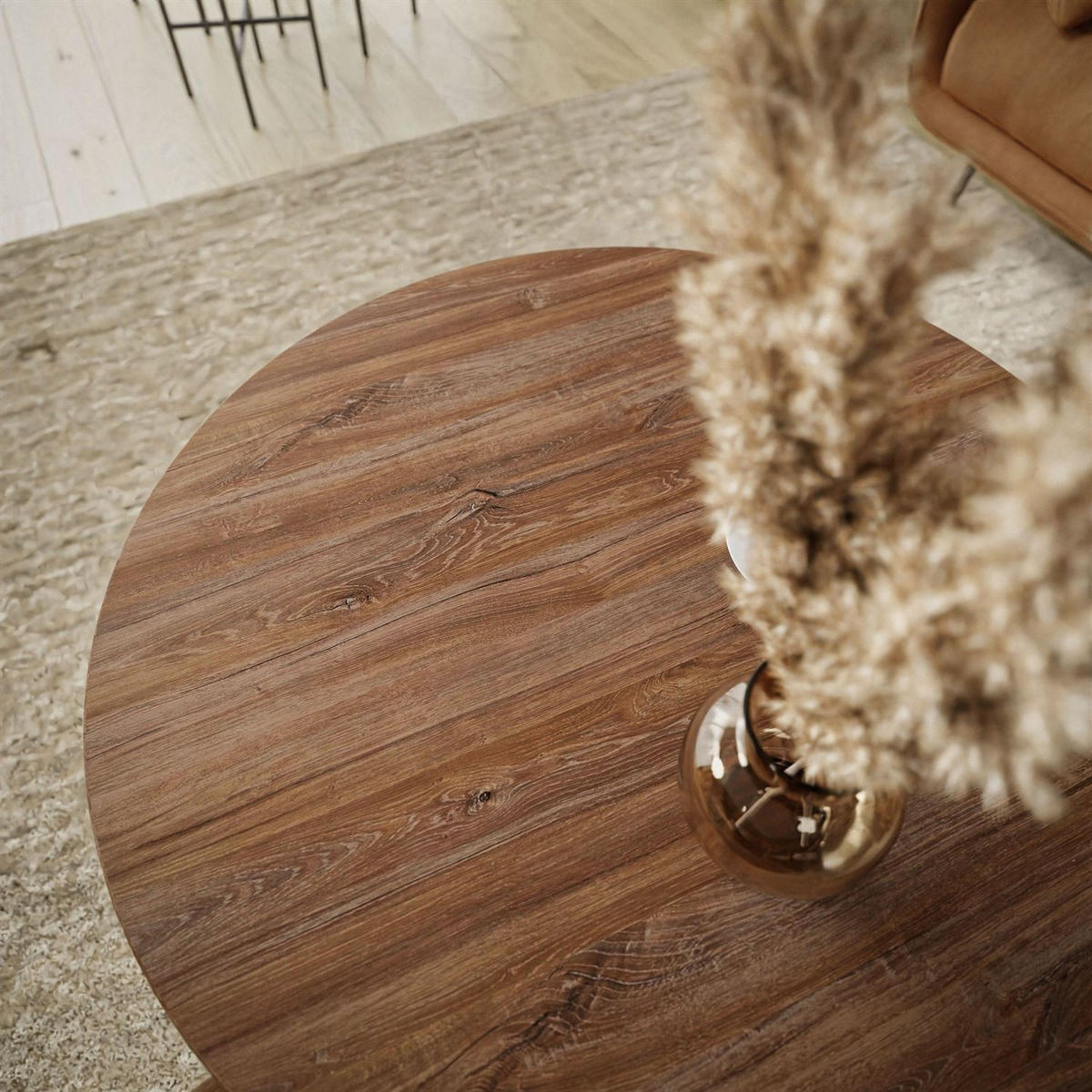 COUCHTISCH 2 in 1 LORI LOFT - Schwarz, Holzwerkstoff (70/70/48cm) - Lookway