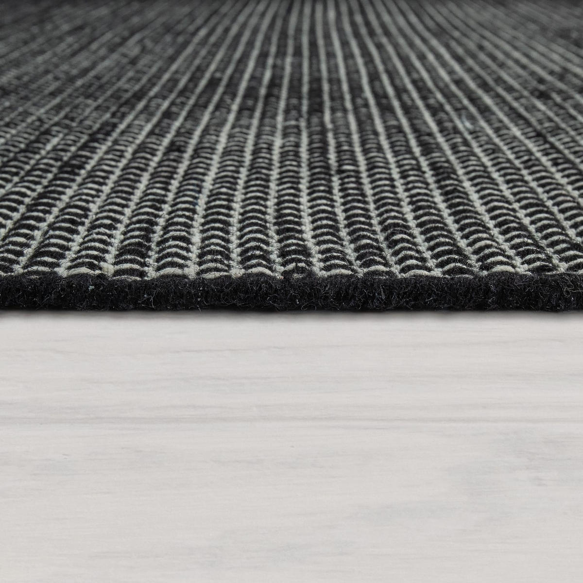 NATURFASERTEPPICH 240/340 cm Kasko 300 - Schwarz, Textil (240/340cm) - Paco Home