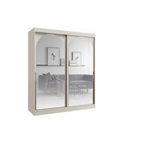 SCHIEBETÜRENSCHRANK MOSSA 180 / 215 / 65 cm in Kaschmir / Gold - Kaschmir/Goldfarben, Holzwerkstoff (180/215/65cm) - Deine Möbel 24