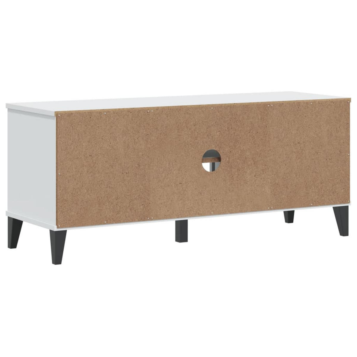 SCHUHSCHRANK Bruchsal 106/35/45 cm - Weiß, Holzwerkstoff (106/45/35cm) - Nettlife