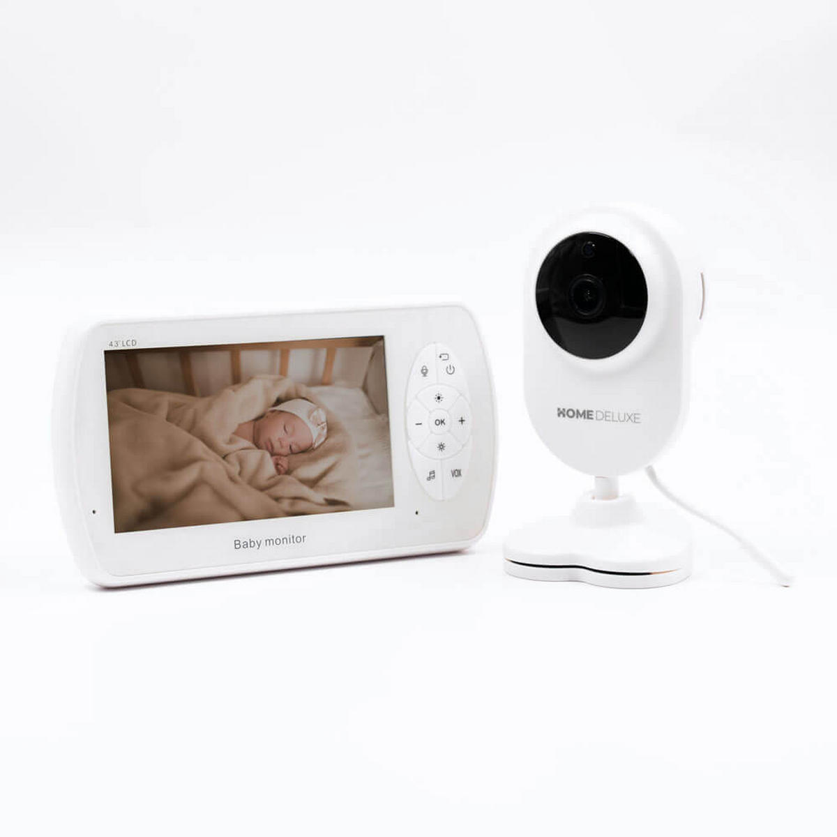 BABYPHONE SLEEPSAFE - Weiß, Kunststoff - Home Deluxe