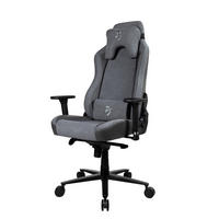 GAMINGSTUHL Vernazza Vento™ Esche - Schwarz/Grau, Kunststoff/Textil (68/135/50cm) - Arozzi